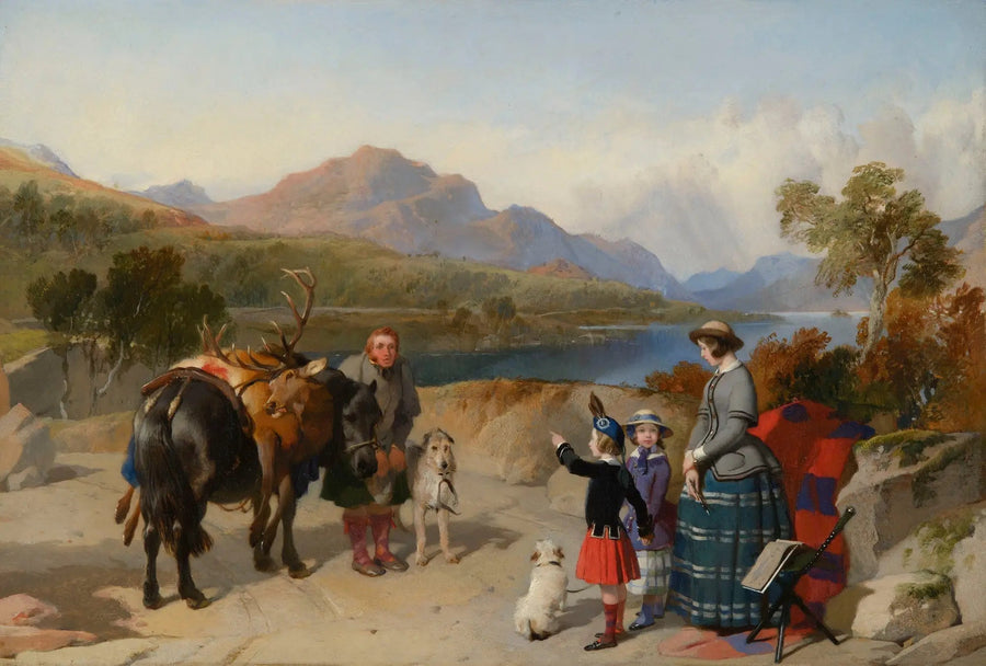 De koningin Victoria aan de Loch Laggan - Edwin Henry Landseer

Source:
La reine Victoria au Loch Laggan - Edwin Henry Landseer