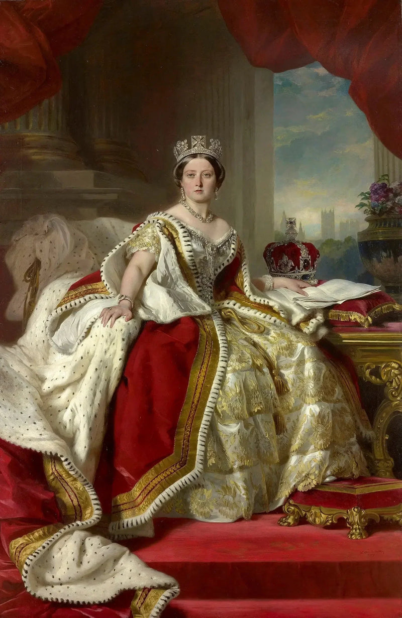 Koningin Victoria in kroningskleding - Franz Xaver Winterhalter

Source:
La reine Victoria en tenue de couronnement - Franz Xaver Winterhalter