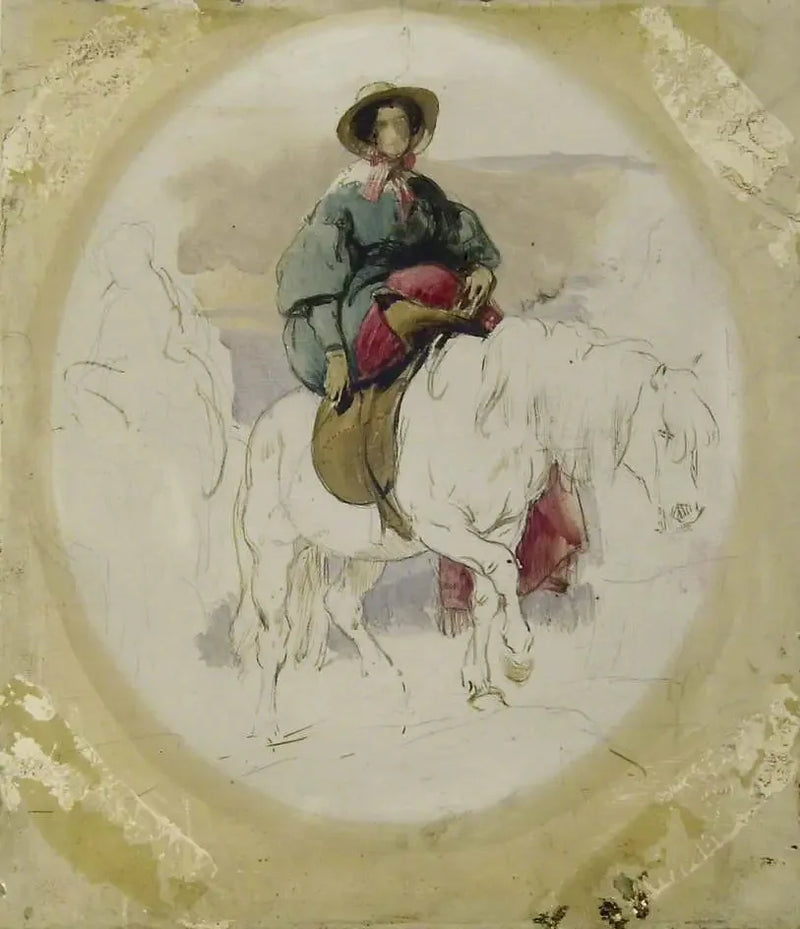 Koningin Victoria op een hooglandpony - Edwin Henry Landseer

Source:
La reine Victoria sur un poney des Highlands - Edwin Henry Landseer
