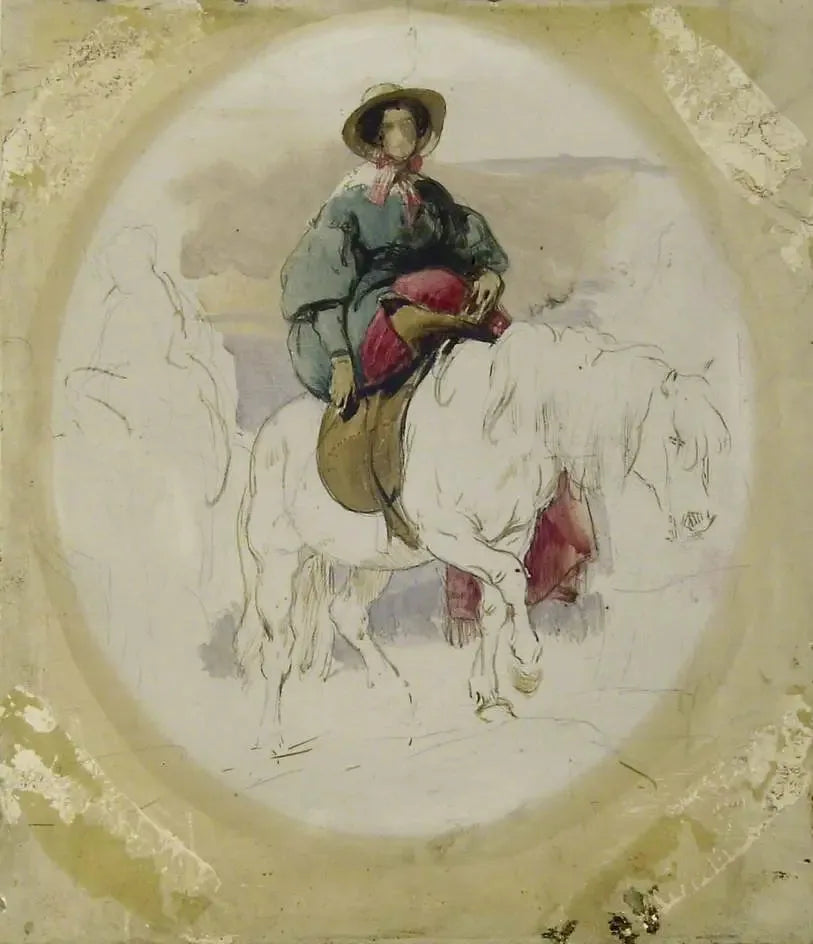 Koningin Victoria op een hooglandpony - Edwin Henry Landseer

Source:
La reine Victoria sur un poney des Highlands - Edwin Henry Landseer
