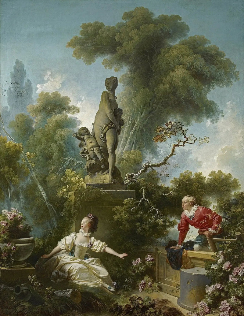 De Ontmoeting - Jean-Honoré Fragonard