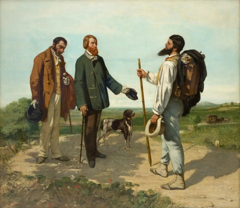 De Ontmoeting, of Hallo Meneer Courbet - Gustave Courbet