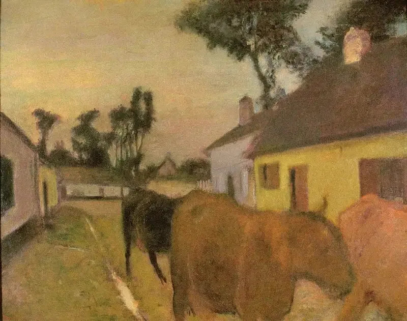 De terugkeer van de kudde - Edgar Degas