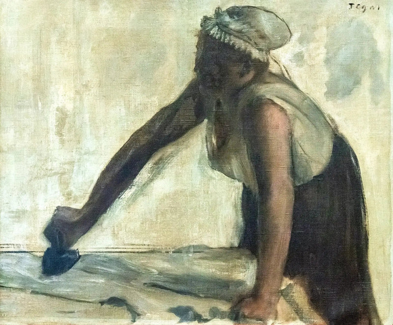 De strijkster tegen het licht - Edgar Degas