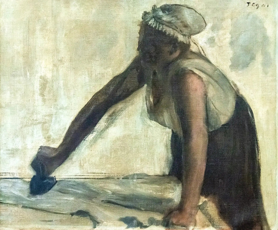 De strijkster tegen het licht - Edgar Degas