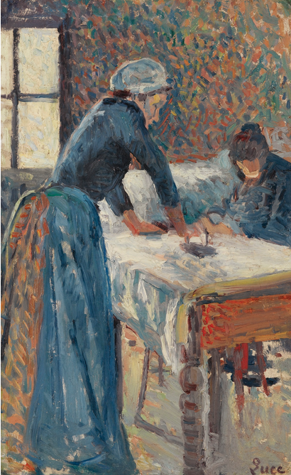 De strijkster - Maximilien Luce