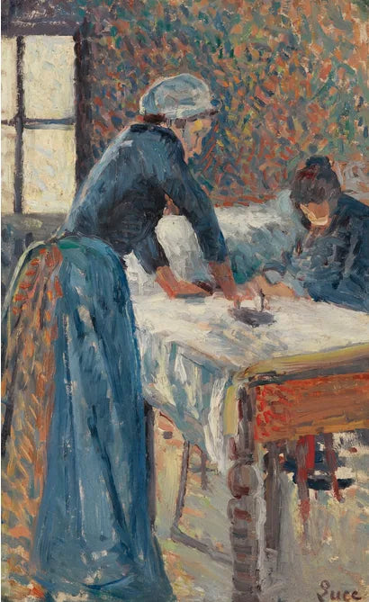 De strijkster - Maximilien Luce