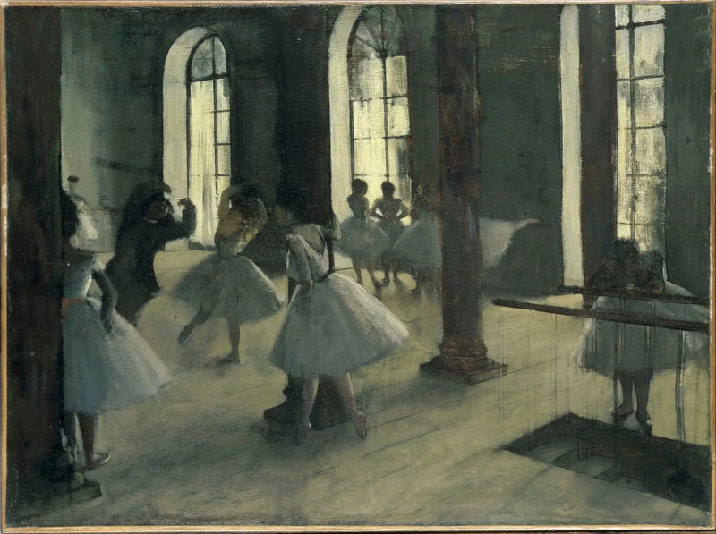 De Herhaling in de Danszaal - Edgar Degas