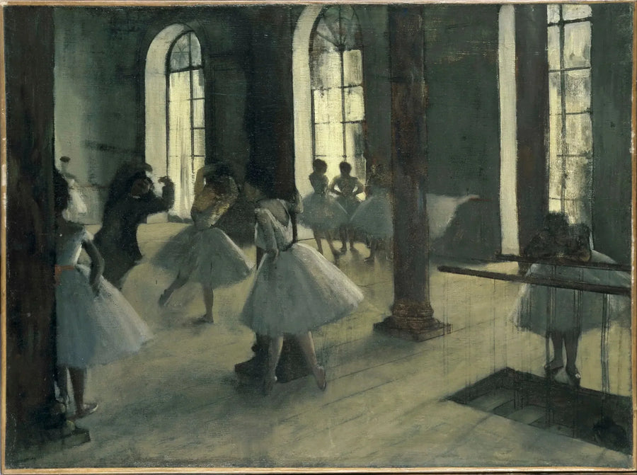 De Herhaling in de Danszaal - Edgar Degas