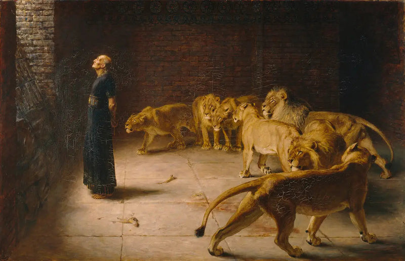 De reactie van Daniel op de koning - Briton Rivière

Source:
La réponse de Daniel au roi - Briton Rivière