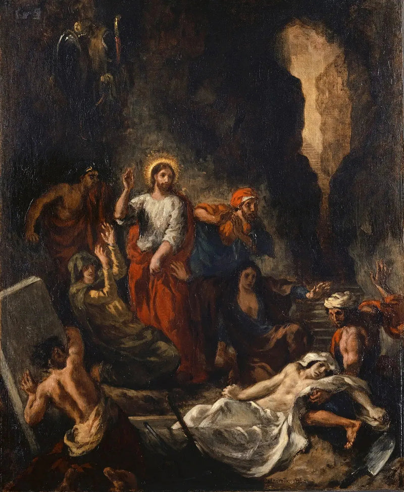De Opstanding van Lazarus - Eugène Delacroix