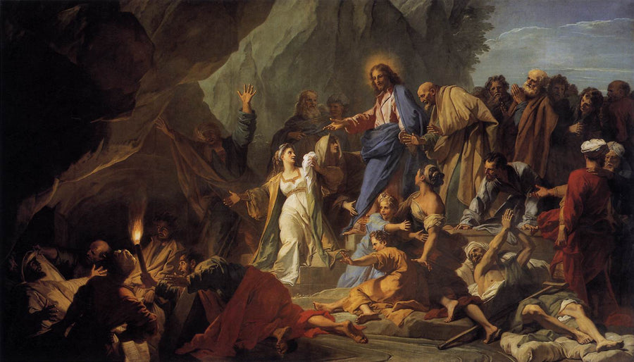 De Opstanding van Lazarus - Jean-Baptiste Jouvenet