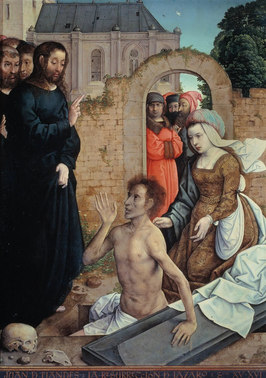 De Opstanding van Lazarus - Juan de Flandes
