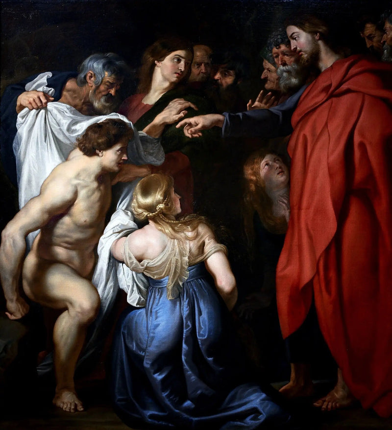 De opstanding van Lazarus - Peter Paul Rubens