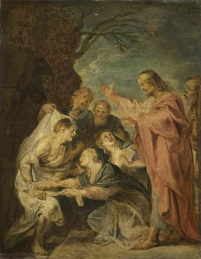De Opstanding van Lazarus - Peter Paul Rubens