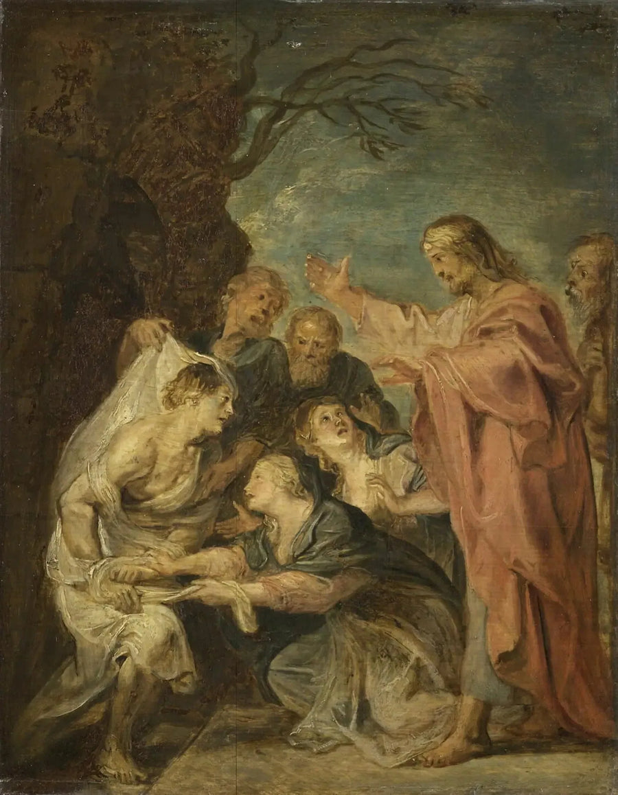 De Opstanding van Lazarus - Peter Paul Rubens