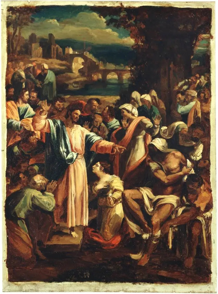 De opstanding van Lazarus - Théodore Géricault