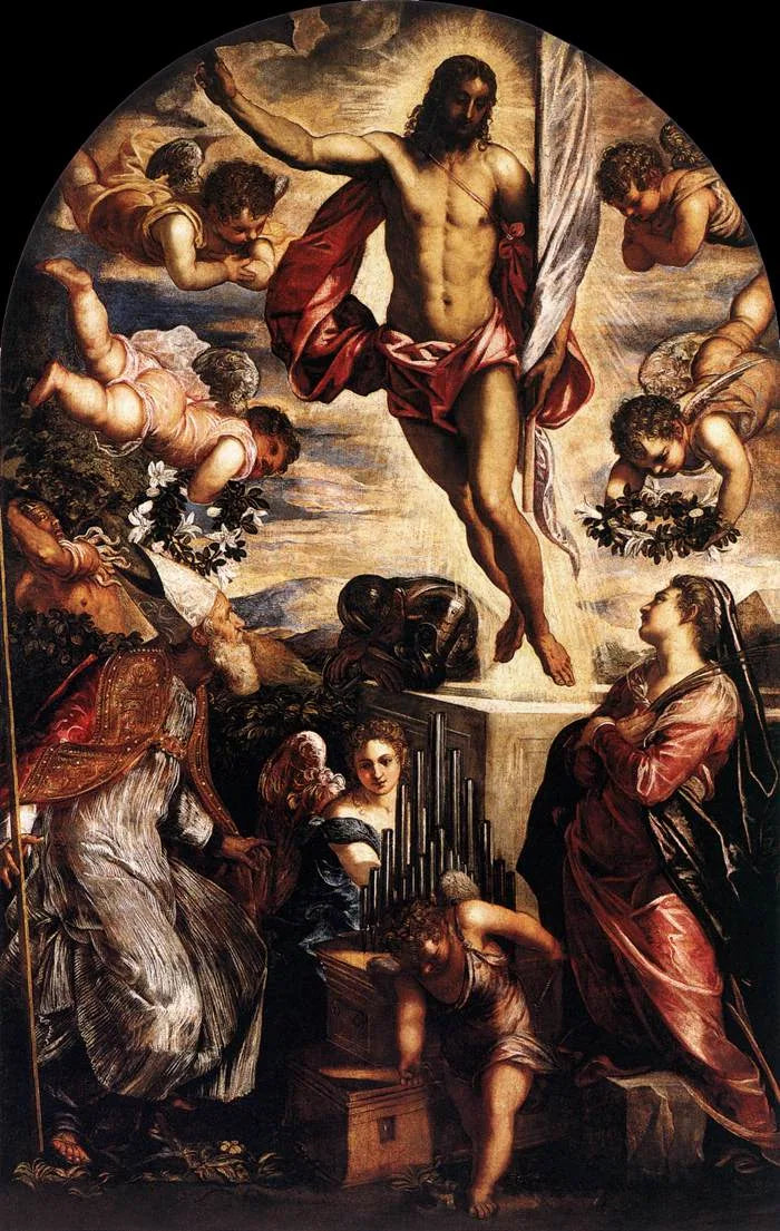 De opstanding van Christus - Jacopo Tintoretto