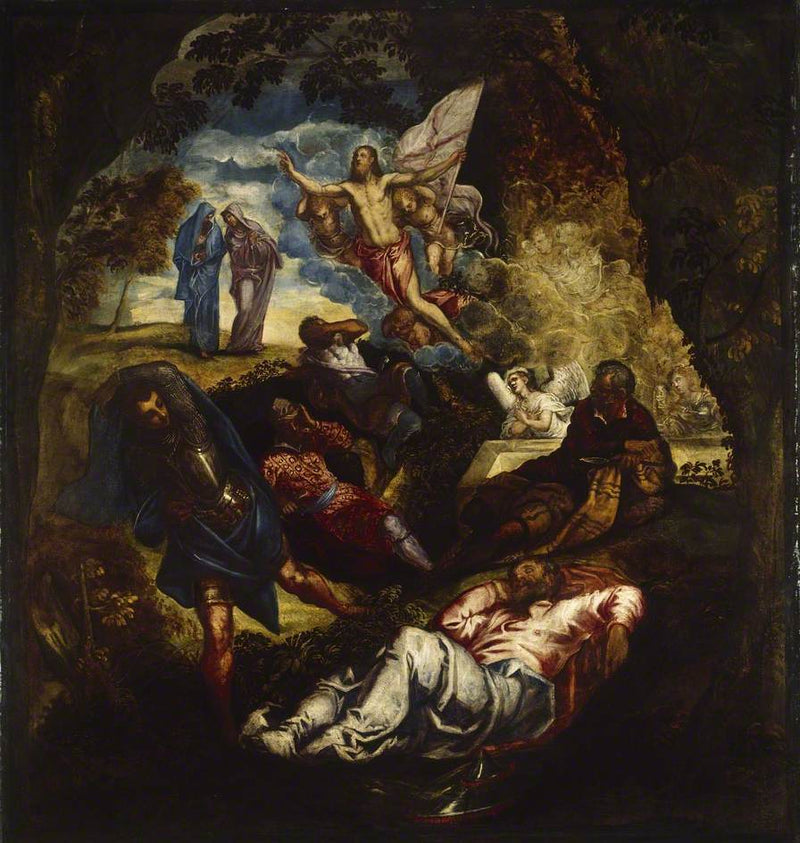 De opstanding van Christus - Jacopo Tintoretto