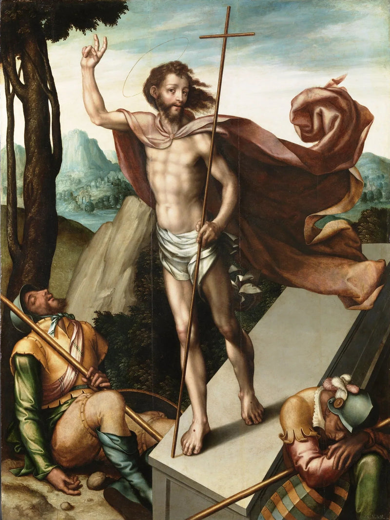 De Opstanding van Christus - Luis de Morales