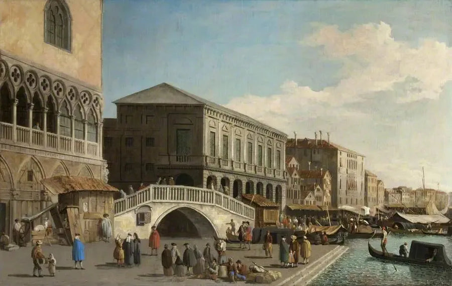 La Riva degli Schiavoni, Venetië - Canaletto