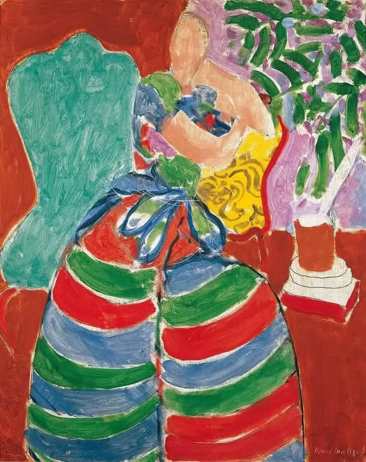 De Gestreepte Jurk - Henri Matisse
