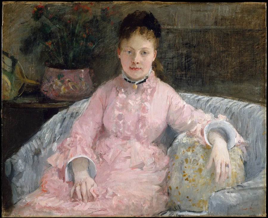 De Roze Jurk (Albertie-Marguerite Carré, later Madame Ferdinand-Henri Himmes, 1854-1935) - Berthe Morisot
