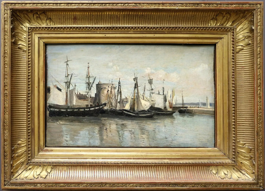 La Rochelle. Toegang tot de ankerplaats. - Jean-Baptiste Camille Corot