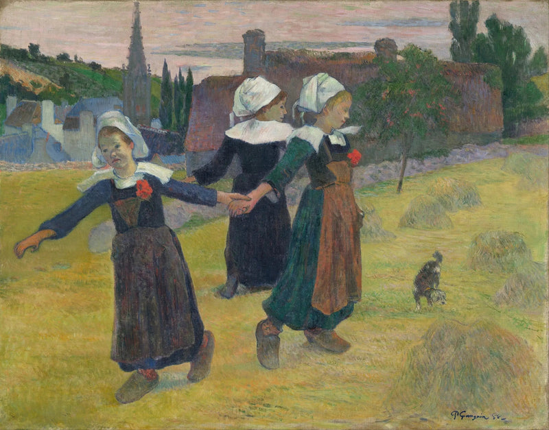 De Ronde van de Kleine Bretonnes - Paul Gauguin