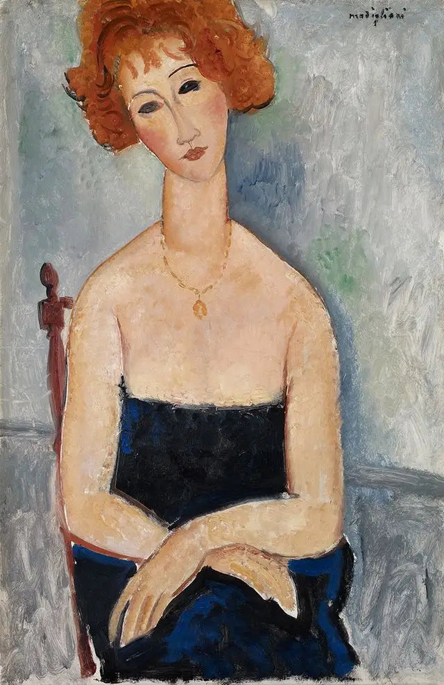 De Roodharige met het Hanger - Amedeo Modigliani