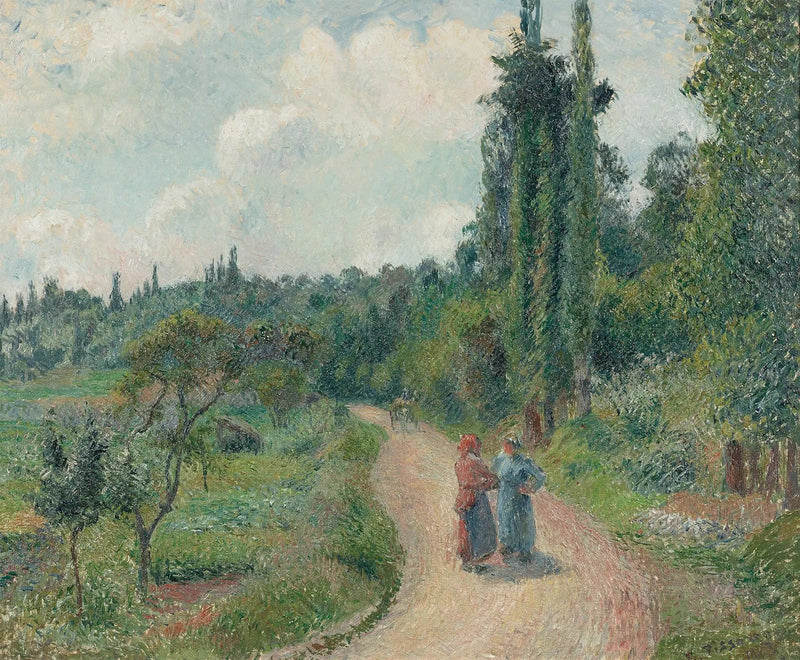 De Weg van Osny - Camille Pissarro