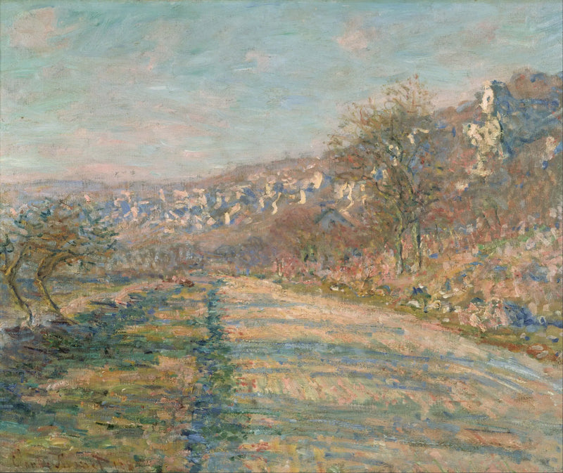 De Weg naar La Roche-Guyon - Claude Monet