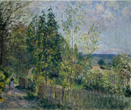 De houtweg - Alfred Sisley