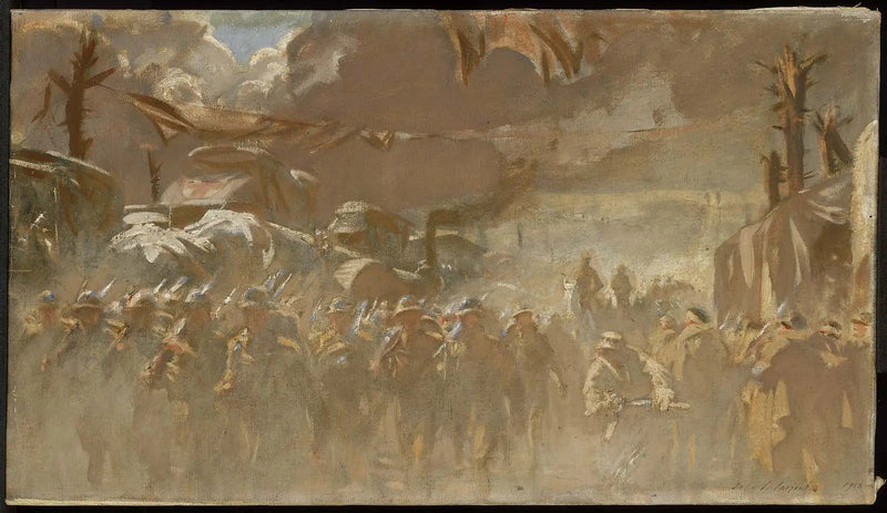 De weg - John Singer Sargent