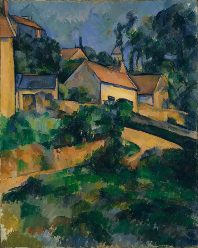 De Draaiweg in Montgeroult - Paul Cézanne