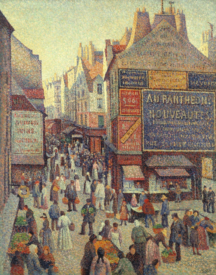 De Rue Mouffetard - Maximilien Luce