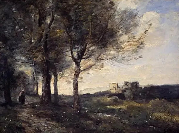 De ruïne - Jean-Baptiste Camille Corot