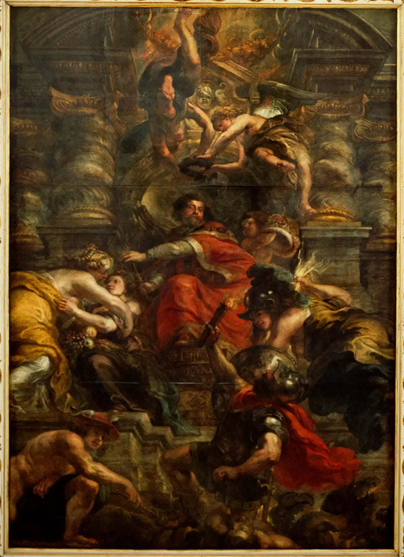 De wijze regel van Jacques I - Peter Paul Rubens