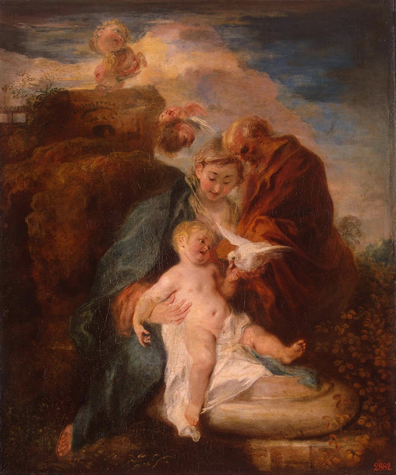 De Heilige Familie - Antoine Watteau