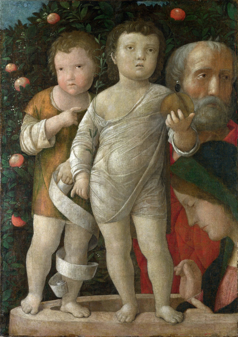De Heilige Familie met Sint-Jan - Andrea Mantegna