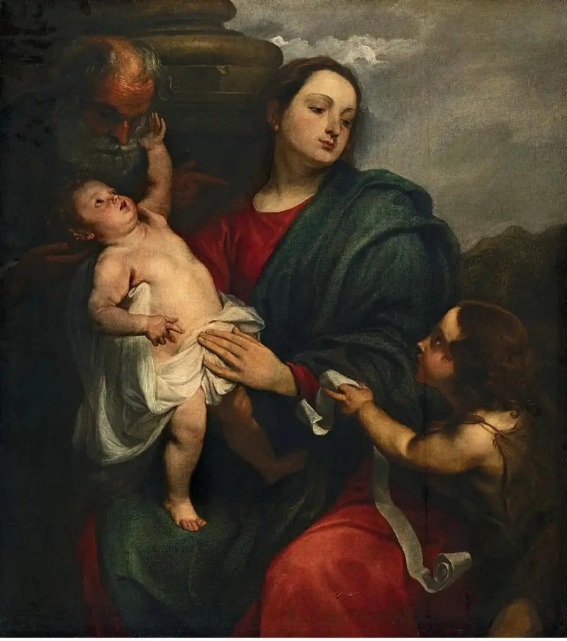 De Heilige Familie met het jonge Sint-Jan de Doper - Antoine van Dyck

Source:
La Sainte Famille avec saint Jean-Baptiste enfant - Antoine van Dyck
