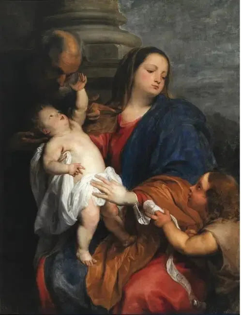 De Heilige Familie met het jonge Sint-Jan de Doper - Antoine van Dyck

Source:
La Sainte Famille avec saint Jean-Baptiste enfant - Antoine van Dyck