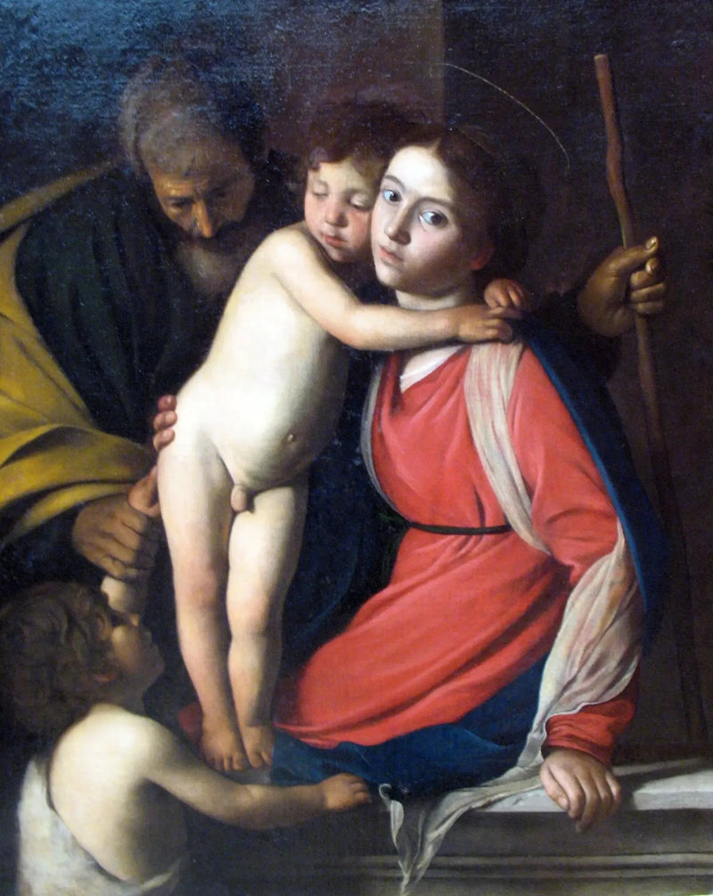 De Heilige Familie met de heilige Johannes de Doper - Caravaggio