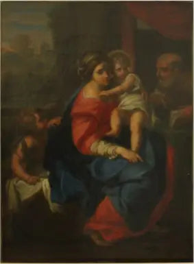 De Heilige Familie met Sint Jan - Raphael Sanzio