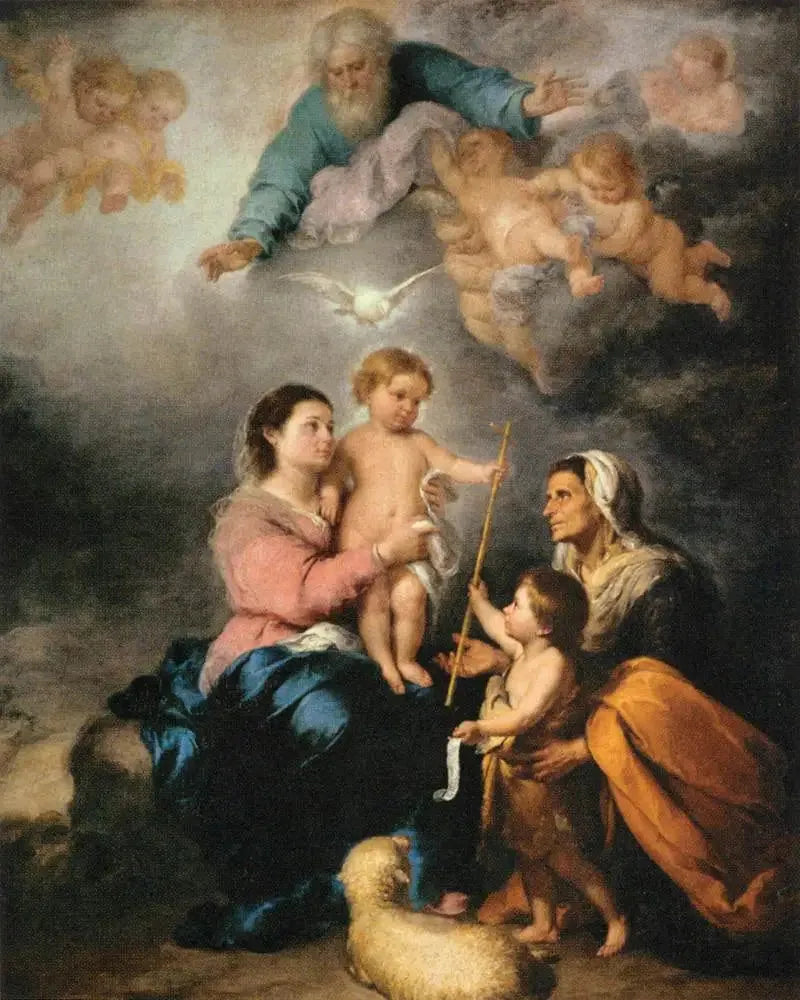 De Heilige Familie - Bartolomé Esteban Murillo

Source:
La Sainte Famille - Bartolomé Esteban Murillo