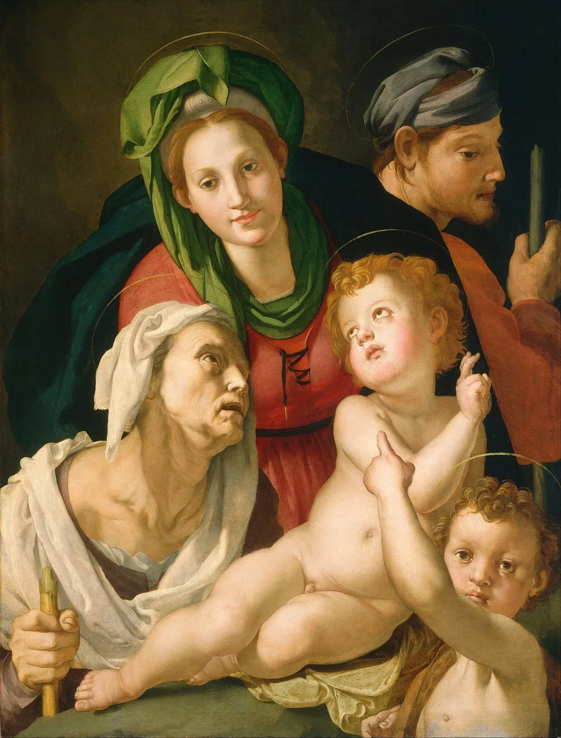 De Heilige Familie - Bronzino