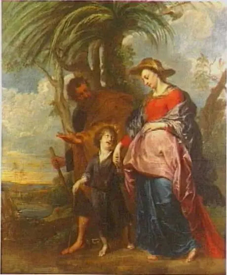 De Heilige Familie op de vlucht naar Egypte - Antoine van Dyck

Source:
La Sainte Famille de retour d'Égypte - Antoine van Dyck