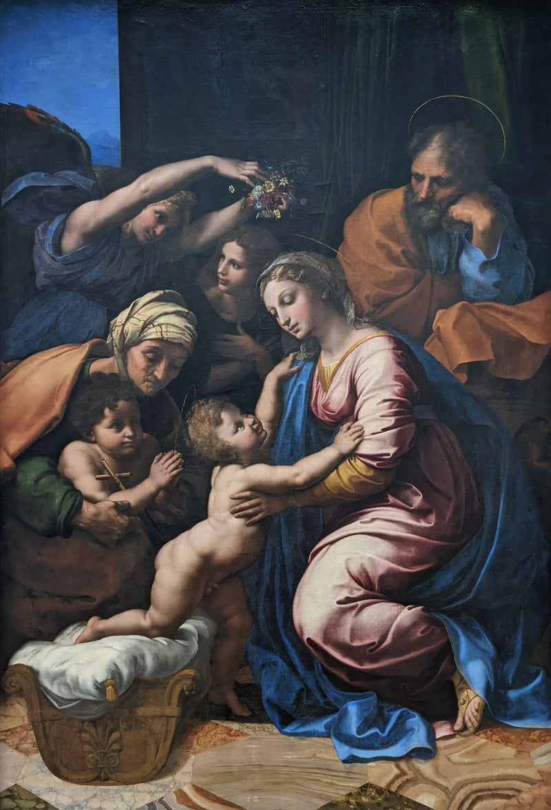 De Heilige Familie, ook wel De Grote Heilige Familie van François Ier - Raphael Sanzio