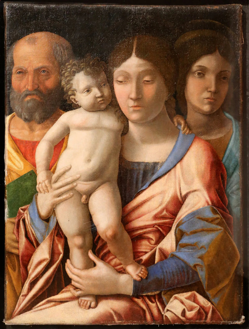 De Heilige Familie en Maria Magdalena - Andrea Mantegna