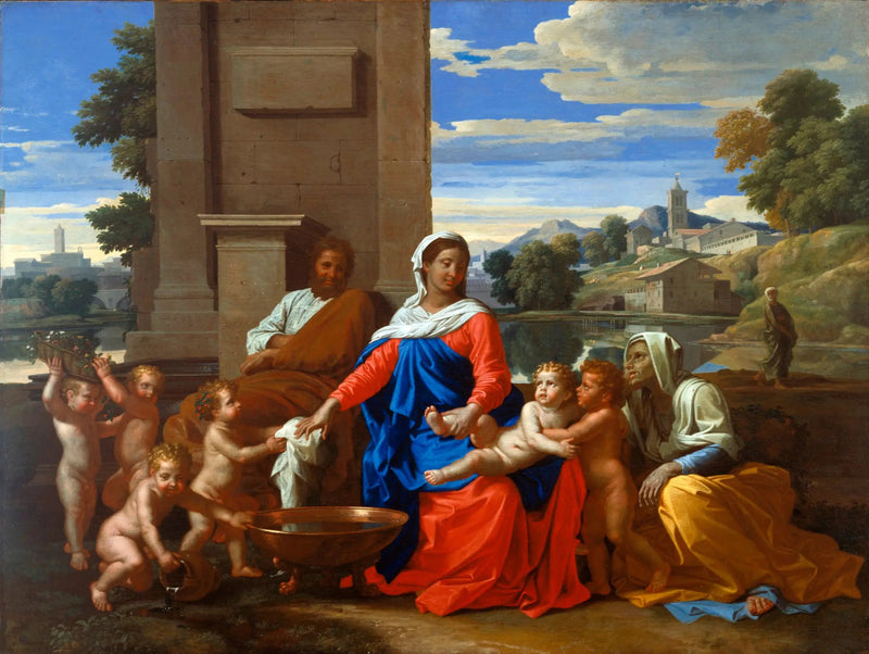 De Heilige Familie - Nicolas Poussin